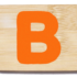 Everearth Bamboo Letter B Uppercase
