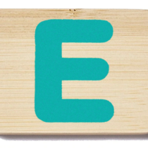 Everearth Bamoo Letter E Uppercase