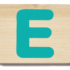 Everearth Bamoo Letter E Uppercase