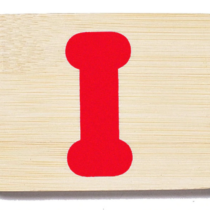 Everearth Name Train Bamboo Letter I Uppercase