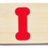 Everearth Name Train Bamboo Letter I Uppercase