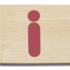 Everearth Name Train Bamboo Letter I Lowercase