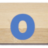 Everearth Bamboo Name Train Carriage Letter O Lowercase