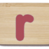 Everearth Name Train Bamboo Letter R Lowercase