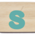 Everearth Name Train Bamboo Letter S Lowercase