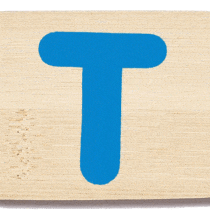 Bamboo Letter T
