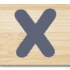 Everearth Name Train Bamboo Letter X Uppercase