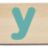Everearth Name Train Bamboo Letter Y Lowercase